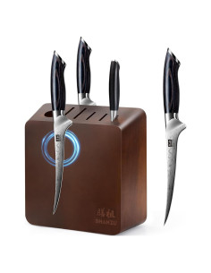 Cuchillo de Filete SHAN ZU 18 cm + Soporte Magnético Doble Cara