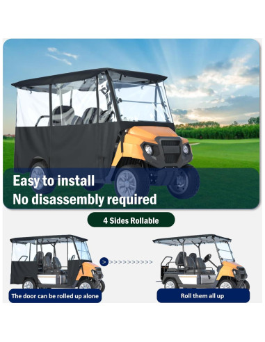 Cubierta para Carro de Golf BENVOL 4 Asientos Impermeable