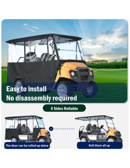 Cubierta para Carro de Golf BENVOL 4 Asientos Impermeable