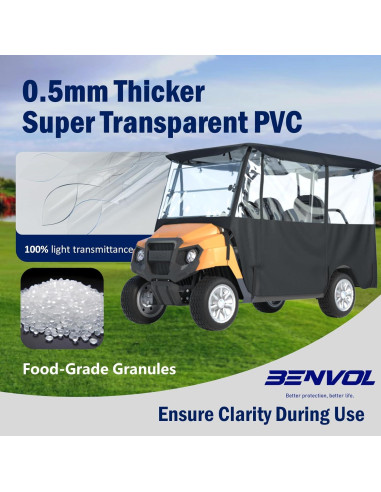 Cubierta para Carro de Golf BENVOL 4 Asientos Impermeable