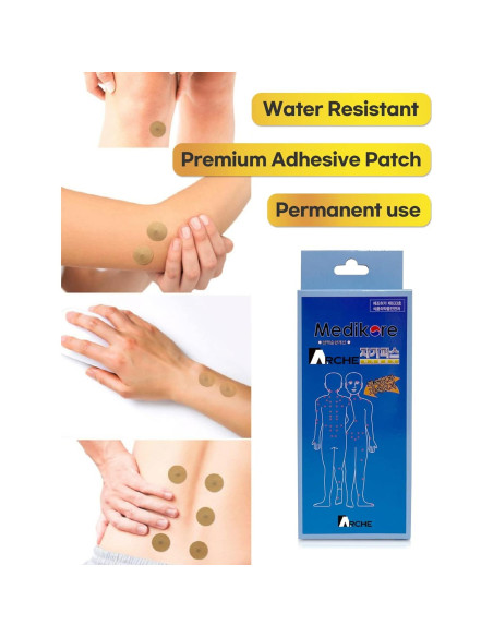 100 Parches Magnéticos ARCHE para Alivio del Dolor
