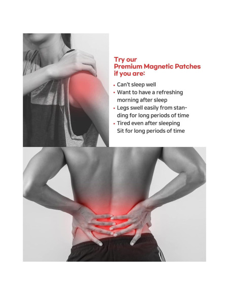 100 Parches Magnéticos ARCHE para Alivio del Dolor