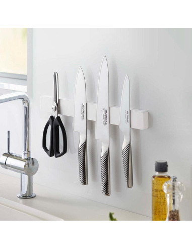 Soporte Magnético para Cuchillos Yamazaki 5201 Blanco 35 cm