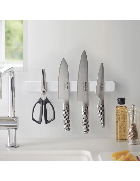 Soporte Magnético para Cuchillos Yamazaki 5201 Blanco 35 cm