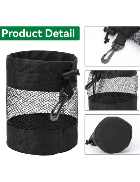 2 Bolsas de Almacenamiento para Pelotas de Golf Nylon JJUNW