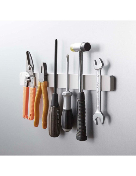 Soporte Magnético para Cuchillos Yamazaki 5201 Blanco 35 cm