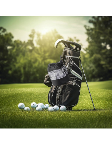 2 Bolsas de Almacenamiento para Pelotas de Golf Nylon JJUNW