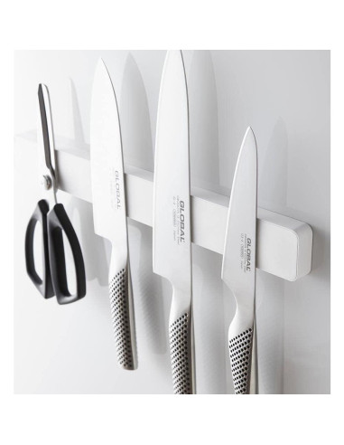 Soporte Magnético para Cuchillos Yamazaki 5201 Blanco 35 cm