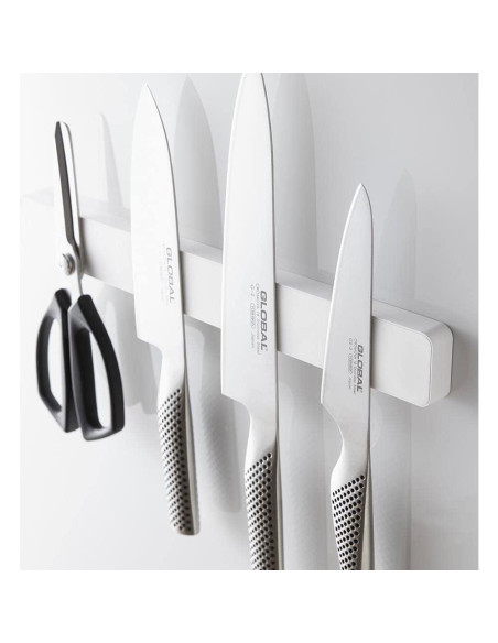 Soporte Magnético para Cuchillos Yamazaki 5201 Blanco 35 cm