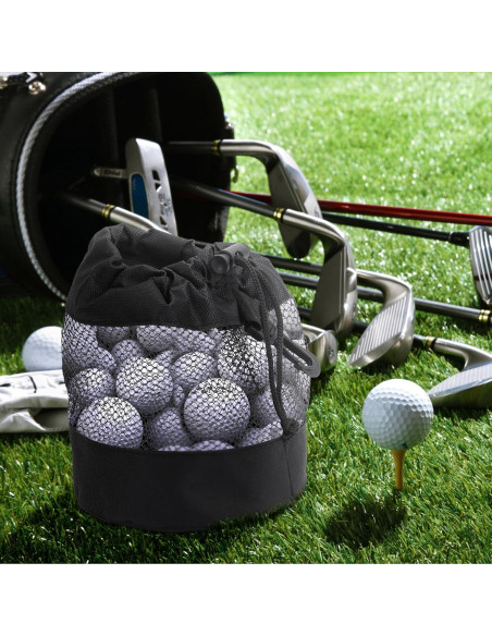 2 Bolsas de Almacenamiento para Pelotas de Golf Nylon JJUNW