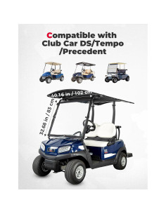 Parabrisas Plegable KEMIMOTO para Carro de Golf Club Car 2