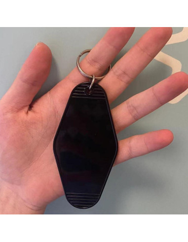 Llavero de Carrito de Golf Retro 2 Piezas Plástico Negro