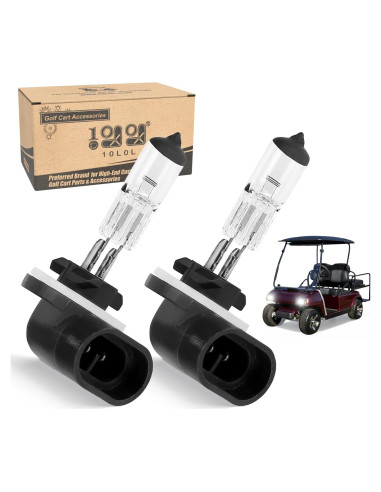 Bombilla Halógena 10L0L 12V 37W para Carrito de Golf - Paquete de 2