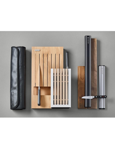 Funda enrollable para cuchillos Wüsthof negra 42.5x42.5cm