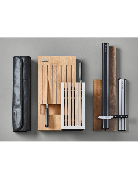 Funda enrollable para cuchillos Wüsthof negra 42.5x42.5cm