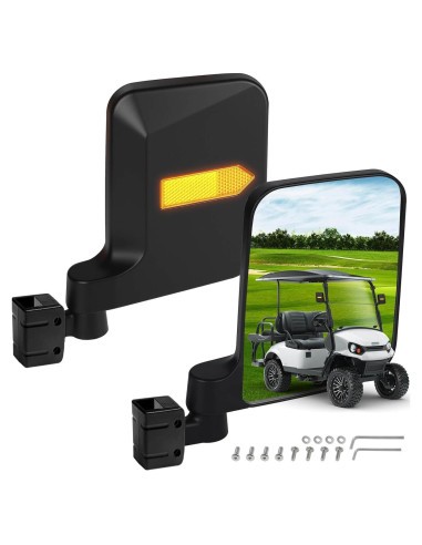Espejos Laterales Universales LEAPGOMAX para Carritos de Golf