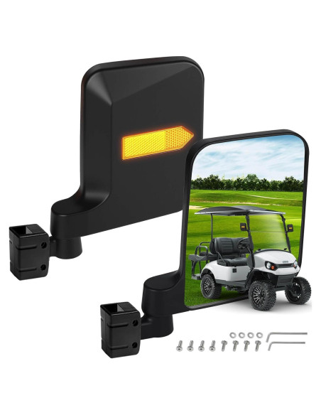 Espejos Laterales Universales LEAPGOMAX para Carritos de Golf