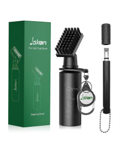 Kit de limpieza de palos de golf Jiskan con cepillo y afilador