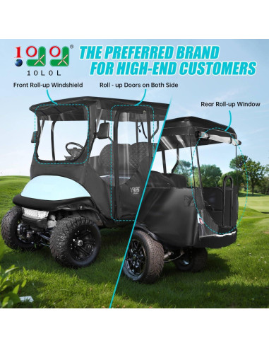 Cubierta de Conducción 10L0L para Carro de Golf 4 Pasajeros