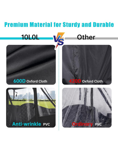 Cubierta de Conducción 10L0L para Carro de Golf 4 Pasajeros