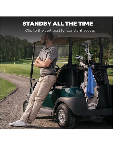 Juego de Toalla y Cepillo de Golf TAO CICADA 40.6x61cm Azul