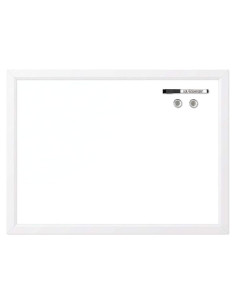 Tablero Blanco Magnético Borrado en Seco Quartet 43x58 cm