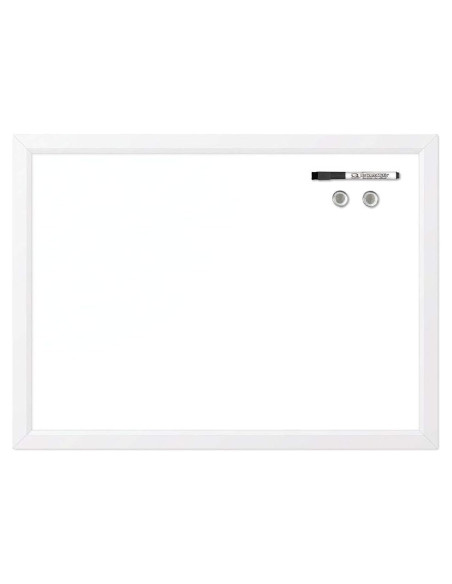 Tablero Blanco Magnético Borrado en Seco Quartet 43x58 cm