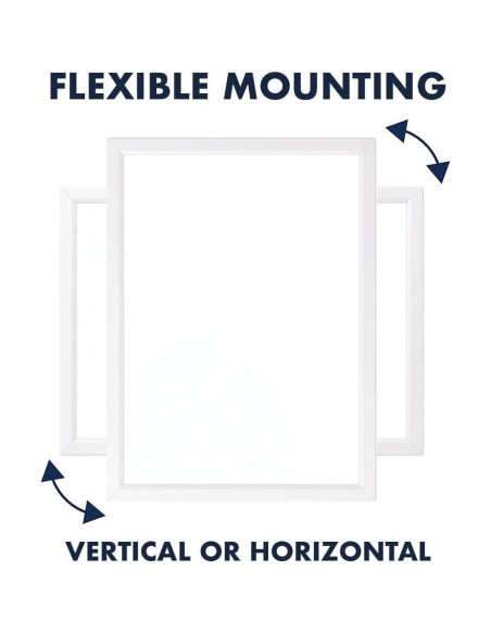 Tablero Blanco Magnético Borrado en Seco Quartet 43x58 cm