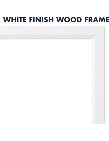 Tablero Blanco Magnético Borrado en Seco Quartet 43x58 cm