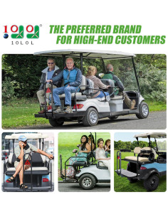 Barra de Agarre de Seguridad Trasera 10L0L para Carrito de Golf 2