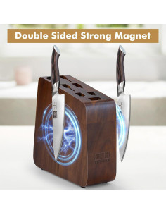 Bloque Magnético para Cuchillos HOSHANHO 25.4x22.9cm, Acero Japonés 2