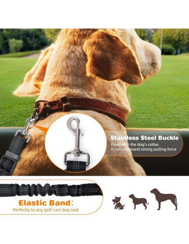 Cinturón de Asiento para Perros Zhizaiql para Carro de Golf