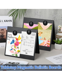 Tablero de Anuncios Magnético Doble Cara Lahnao 20.3x20.3cm 2