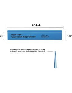 Protector de Cuchillo Ergo Chef 20.32 cm Azul ABS Resistente 2