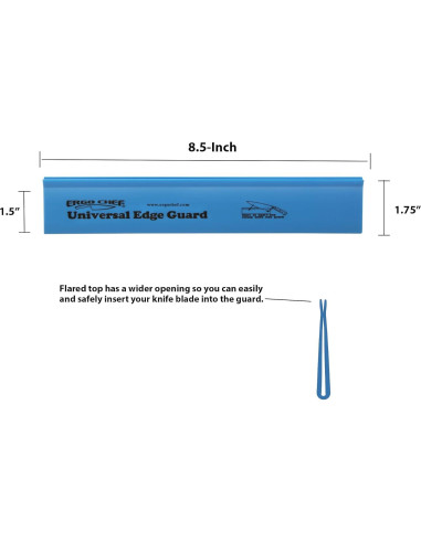 Protector de Cuchillo Ergo Chef 20.32 cm Azul ABS Resistente