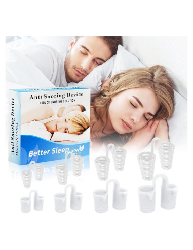 Dilatadores Nasales Anti Ronquidos SARSWBBHI - 8 Tamaños