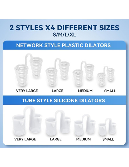 Dilatadores Nasales Anti Ronquidos SARSWBBHI - 8 Tamaños