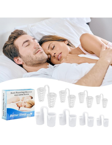 Dilatadores Nasales Anti Ronquidos SARSWBBHI - 8 Tamaños