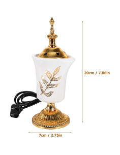 Quemador de Incienso Eléctrico Vintage Holibanna 20x7cm 2