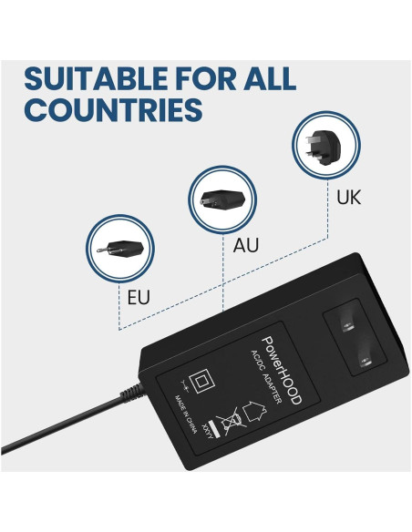 Adaptador AC/DC USB-C 12V PowerHOOD para Chuwi MiniBook X
