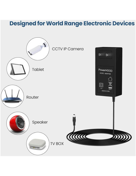 Adaptador AC/DC USB-C 12V PowerHOOD para Chuwi MiniBook X