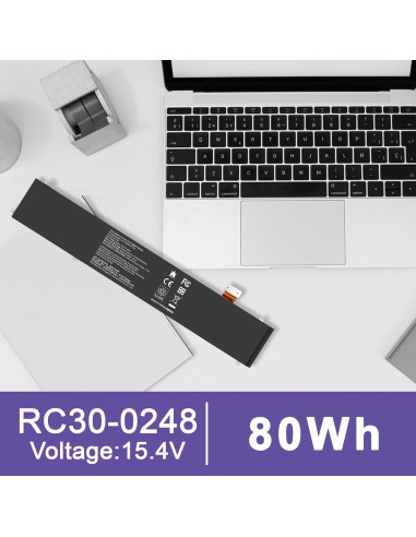 Batería de Laptop TREE.NB RC30-0248 para Razer Blade 15 80Wh
