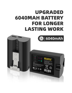 Paquete de 3 Baterías Li-ion 6040mAh + Cargador BolidTec 2