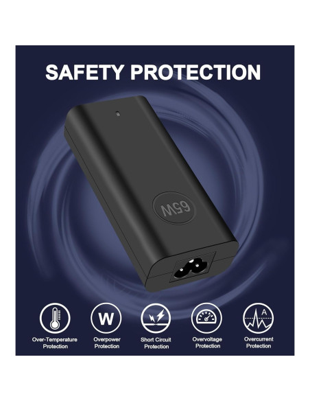 Cargador USB C 65W Dell Latitude Inspiron XPS 13 15 17