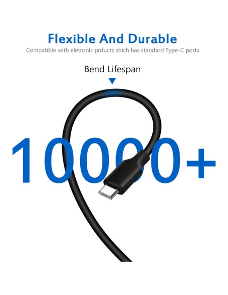 Cargador USB-C HIBBO 65W para Laptop HP Chromebook