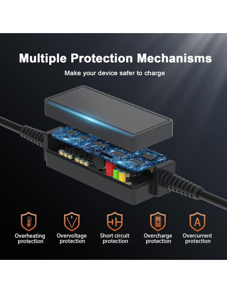 Cargador de coche 65W para portátiles Acer Aspire 1 3 5