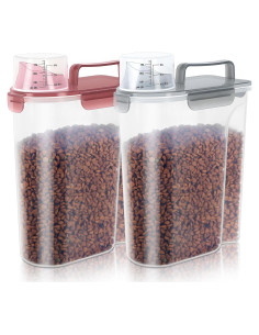 Contenedor Hermético de Alimentos para Mascotas 5L LEAWALK 2Pack