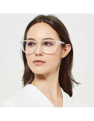 Gafas de Seguridad Antivaho BOBLUEON con Filtro Luz Azul