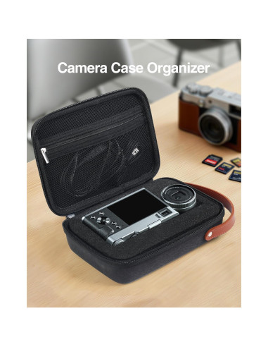 Funda Dura EVA Luxtude para Cámaras y Drones 22.9x16.5x6.5cm