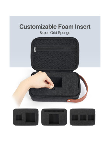 Funda Dura EVA Luxtude para Cámaras y Drones 22.9x16.5x6.5cm